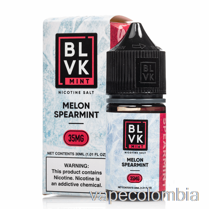 Vape Kit Completo Melón Menta Verde - Blvk Sales De Menta - 30ml 50mg